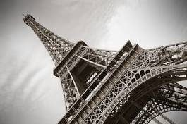 Naklejka francja piękny wieża niebo europa