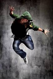 Fotoroleta tancerz sport break dance hip-hop taniec