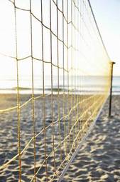 Obraz na płótnie piłka siatkówka plaża