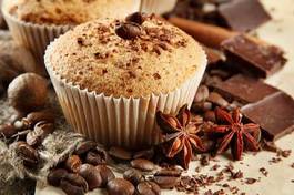 Obraz na płótnie świeży kakao kawa kompozycja jedzenie