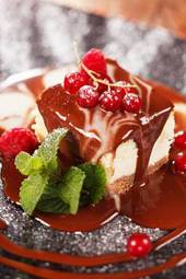 Obraz na płótnie deser czekolada jedzenie loki lato