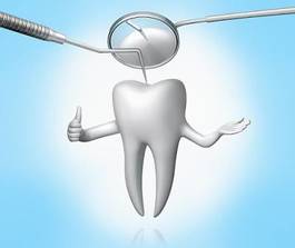 Naklejka sosna ból zęba higiena dentystyczna zęby