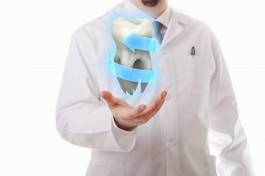 Plakat zdrowy 3d zdrowie usta medycyna