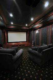 Fotoroleta ekran wnętrza siedzenie kino
