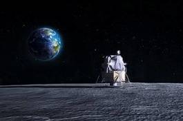 Obraz na płótnie lądowanie na księżycu