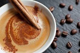 Obraz na płótnie kakao napój kawa ziarno