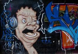 Fotoroleta sztuka graffiti street art rysunek ściana