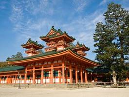Obraz na płótnie zen japoński architektura sanktuarium