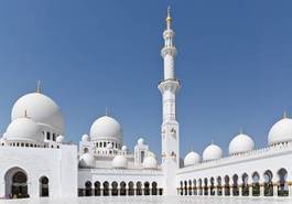 Naklejka architektura ludzie meczet