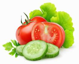 Naklejka zdrowy piękny pomidor jedzenie warzywo