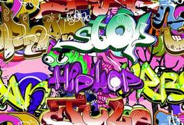 Naklejka hip-hop graffiti sztuka