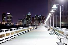 Fototapeta nowy jork miejski aleja most ameryka