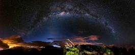 Obraz na płótnie kosmos góra galaktyka noc