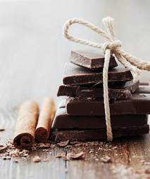 Obraz na płótnie czekolada kawiarnia kakao