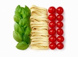 Naklejka narodowy włoski zdrowie włochy jedzenie