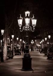 Fotoroleta noc barcelona stary antyczny