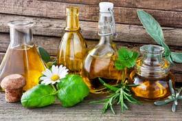 Obraz na płótnie aromaterapia rozmaryn olej