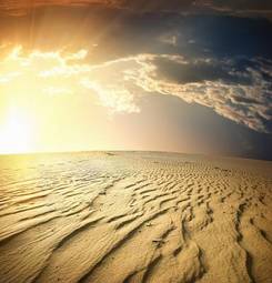 Fototapeta fala spokojny pejzaż pustynia