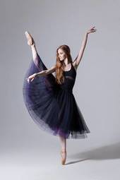 Naklejka tancerz balet ćwiczenie