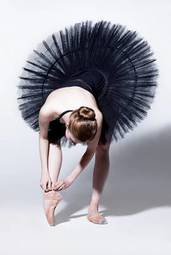 Naklejka taniec balet piękny kobieta