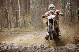 Obraz na płótnie zabawa motocross silnik motocykl mężczyzna