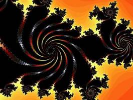 Fotoroleta spirala abstrakcja fraktal postać