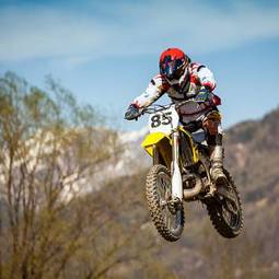 Fotoroleta sport sporty ekstremalne wyścig motocyklista motocykl