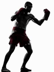 Obraz na płótnie ludzie kick-boxing bokser mężczyzna