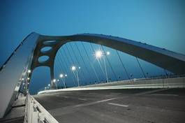 Obraz na płótnie ścieżka autostrada most widok