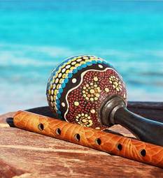 Naklejka kuba morze muzyka wyspa
