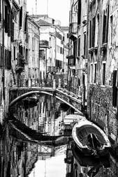 Naklejka włoski most ulica łódź widok