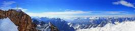 Naklejka panorama szczyt alpy