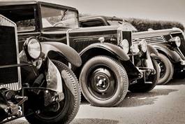 Fotoroleta stary samochód zabytkowy samochód retro maszyny
