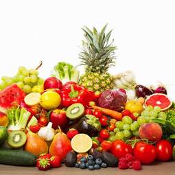 Fototapeta jedzenie warzywo owoc zdrowy