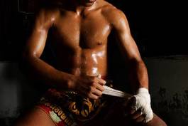 Obraz na płótnie bokser boks fitness kick-boxing sport