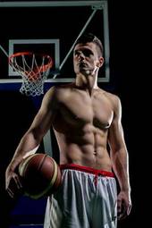 Fotoroleta sport koszykówka portret