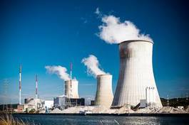 Obraz na płótnie topnik radioaktywność energia jądrowa elektrownia