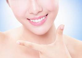 Plakat azjatycki świeży portret usta kosmetyk
