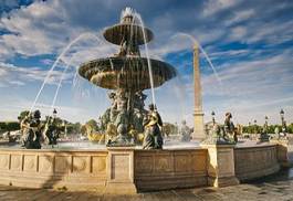 Obraz na płótnie francja miejski architektura fontanna woda
