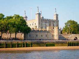 Naklejka anglia londyn pałac tower of london krajobraz