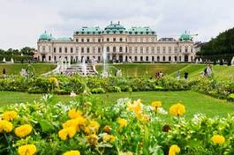 Naklejka austria zamek park pałac