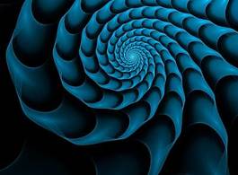 Fotoroleta fraktal wzór sztuka spirala