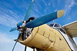 Naklejka stary lotnictwo transport