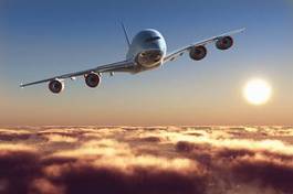 Fototapeta niebo transport samolot