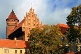 Fotoroleta jesień architektura muzeum zamek