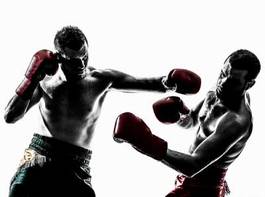 Obraz na płótnie boks ćwiczenie portret bokser