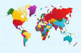 Plakat glob planeta świat