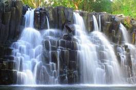 Fotoroleta dziki wyspa bazalt woda kolumna