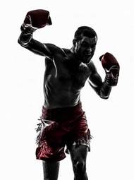 Obraz na płótnie ćwiczenie kick-boxing boks