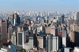 Naklejka brazylia śródmieście metropolia